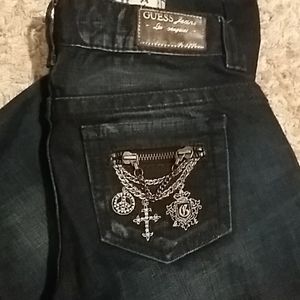 Guess Daredevil Skinny Leg Jeans Size 28
